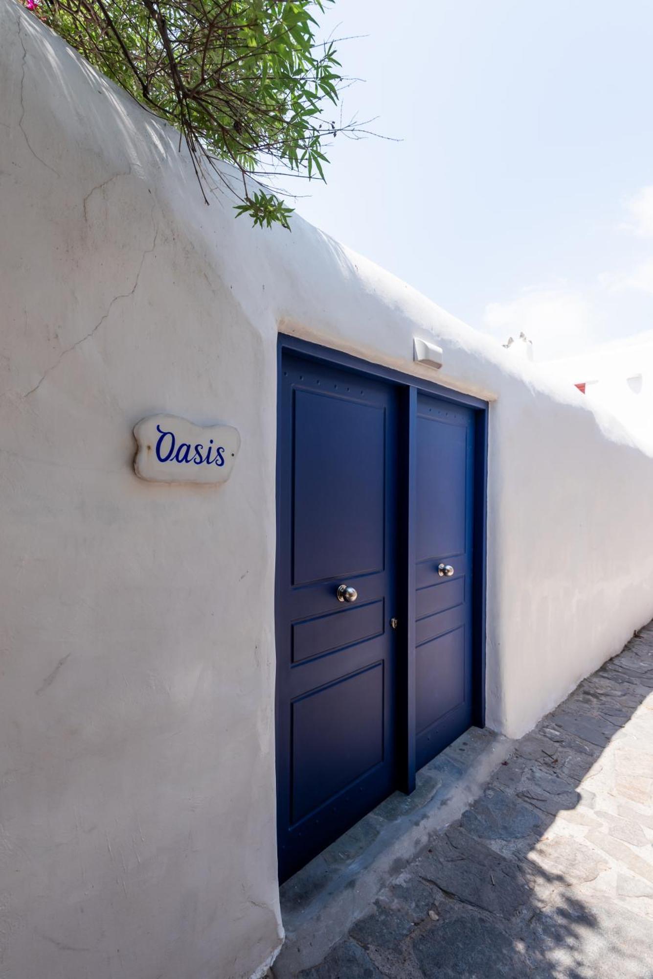 Olive Tree Mykonos Town Semi-Basement Apartment المظهر الخارجي الصورة