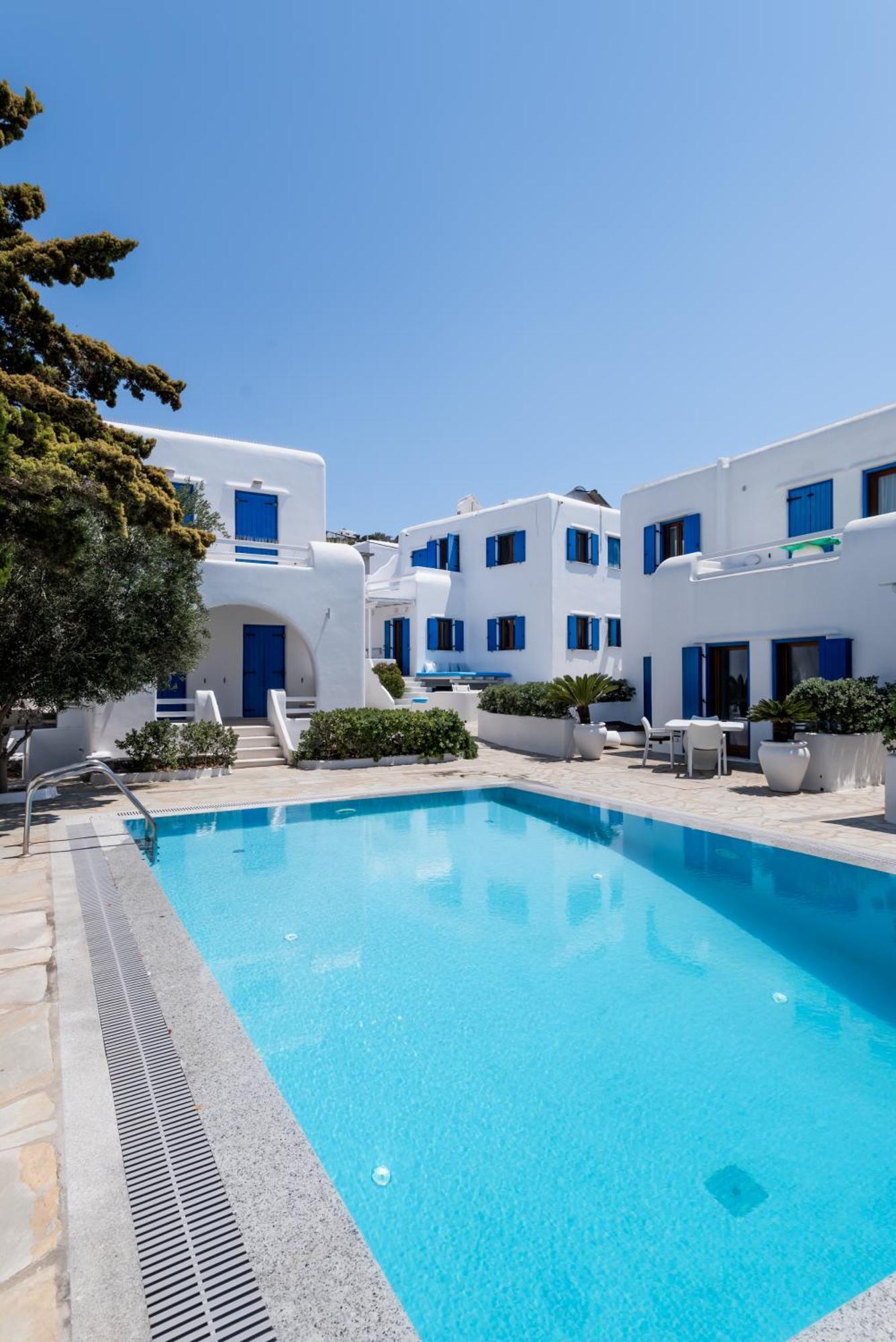 Olive Tree Mykonos Town Semi-Basement Apartment المظهر الخارجي الصورة