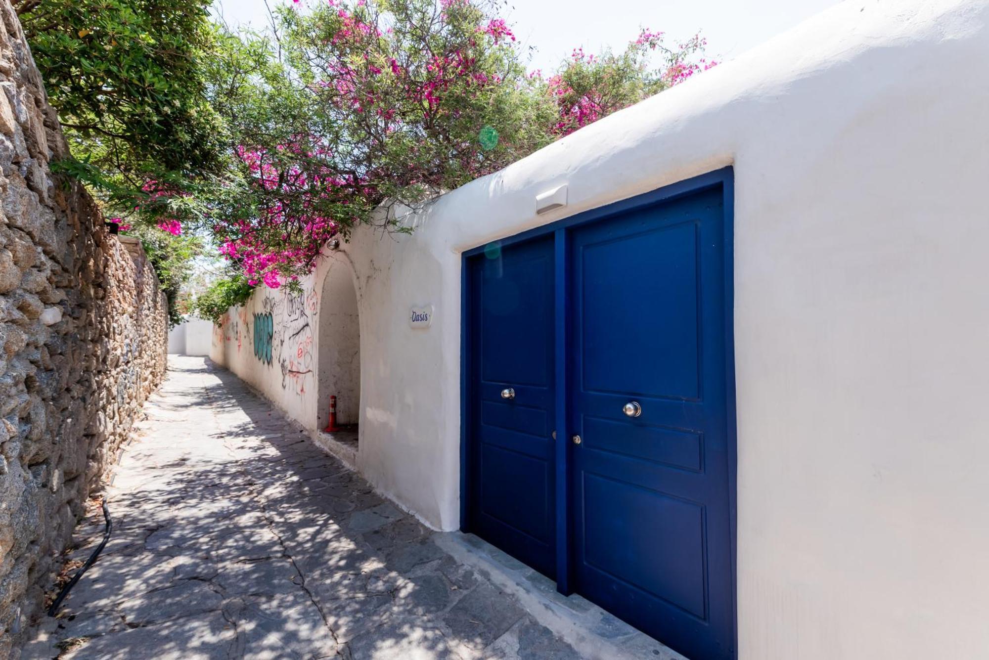 Olive Tree Mykonos Town Semi-Basement Apartment المظهر الخارجي الصورة